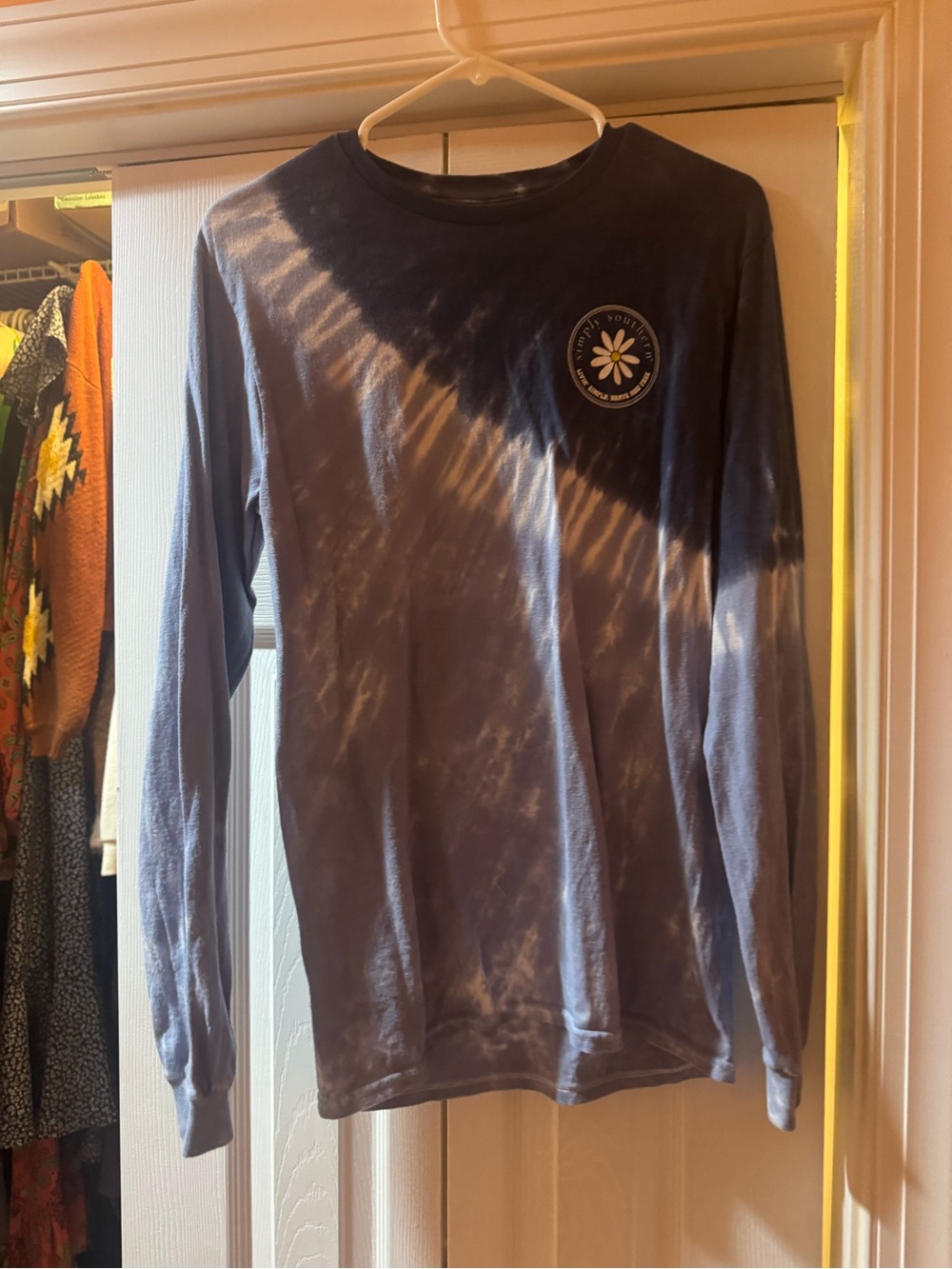 Simply Southern Navy Tee with Daisy Logo